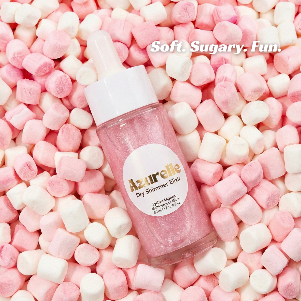 Azurelle Dry Shimmer Elixir | Lychee Lagoon