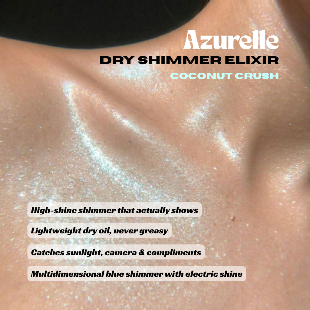 Azurelle Dry Shimmer Elixir | Coconut Crush