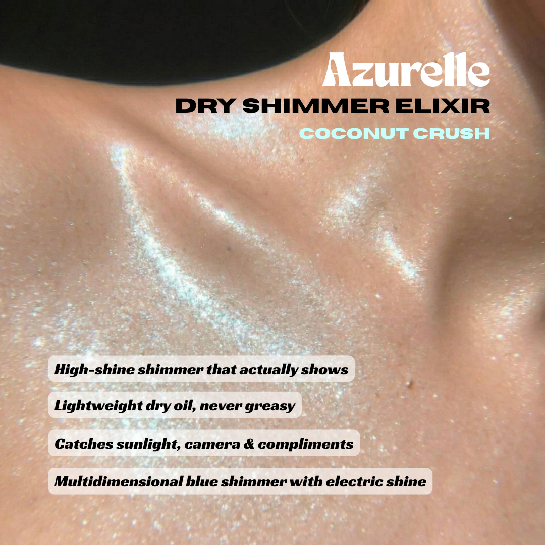 Azurelle Dry Shimmer Elixir | Coconut Crush