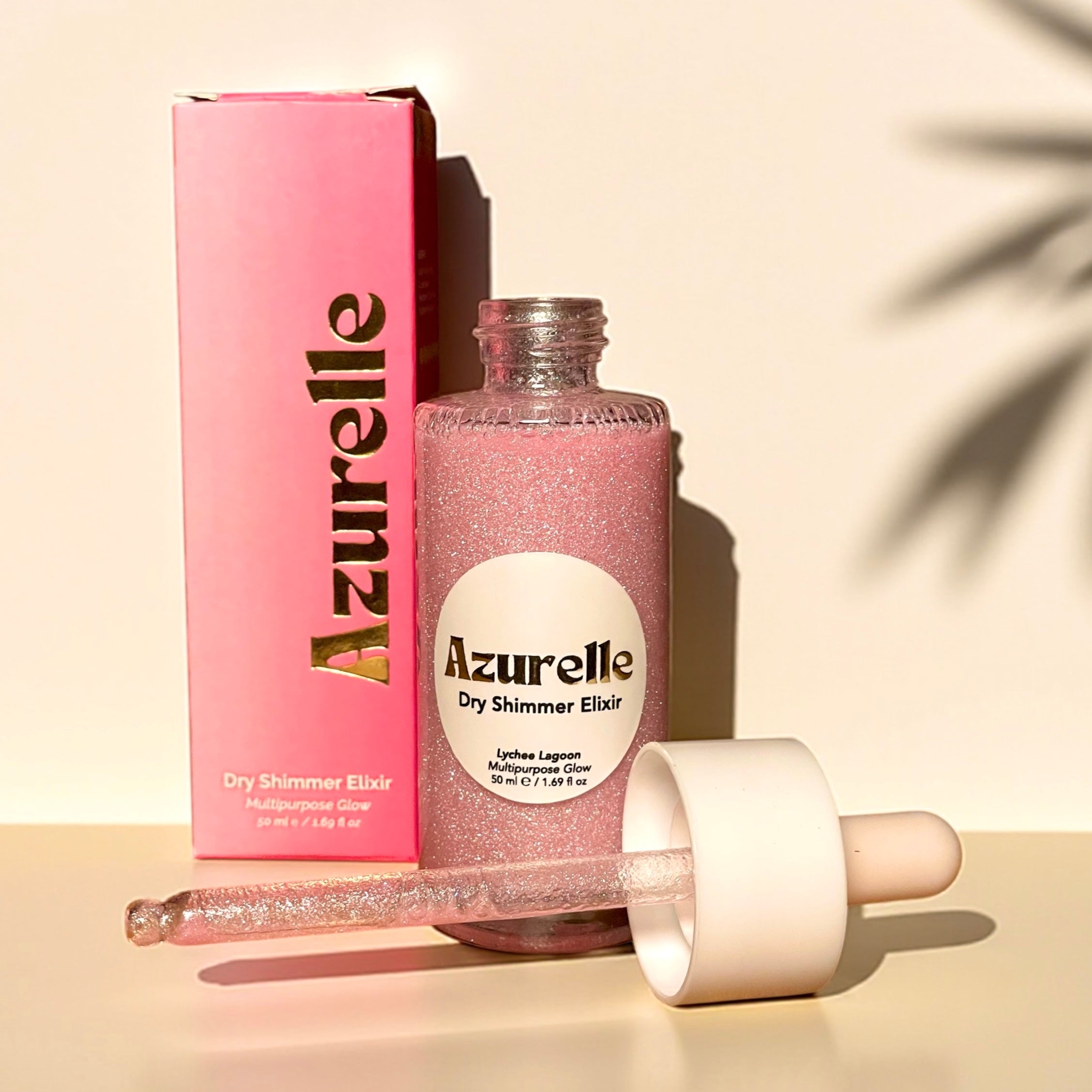 Azurelle Dry Shimmer Elixir | Lychee Lagoon