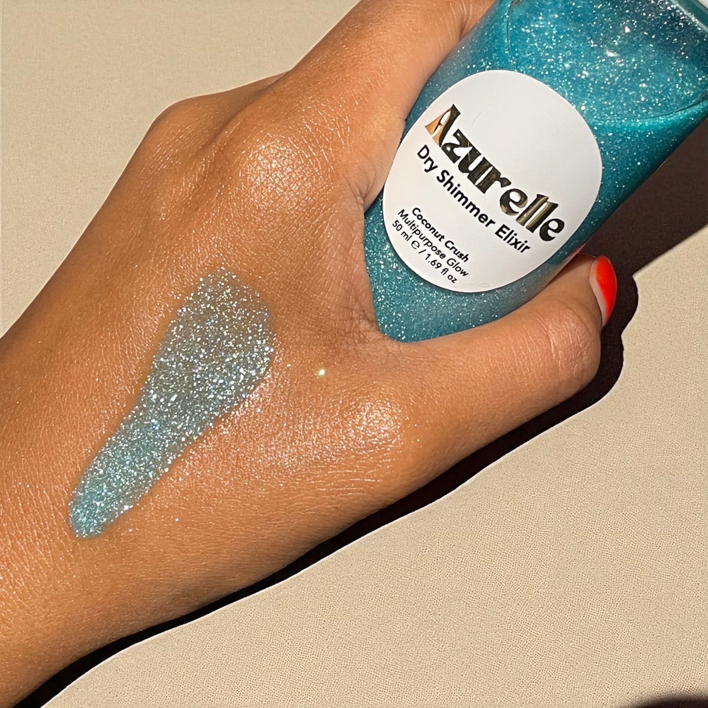 Azurelle Dry Shimmer Elixir | Coconut Crush